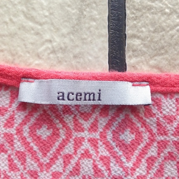 Acemi Geometric Print Flowy Tank Top, Size Small - Picture 4 of 4